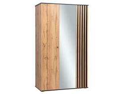 Спальня ЛИБЕРТИ - Шкаф для одежды 51.14 (опора 20мм) Дуб Вотан/Черный