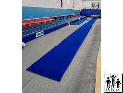 Дорожка для разбега для двойного минитрампа и опорного прыжка