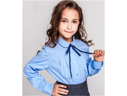 Д 5117 Блузка длинный рукав с защипами р.122-170