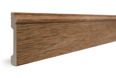 Напольный плинтус Decor-Dizayn 005-83SH, влагостойкий, ударопрочный, 2,4 метра