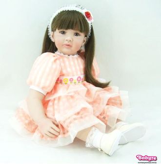 Кукла реборн — девочка  "Роза" 60 см