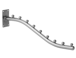 Q005 Кронштейн к стене на 9 шариков хром