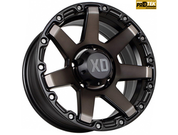 Комплект дисков R16 7,0J ET+5 5*139,7 Sakura Wheels D2804 Графит темный (№ 734)