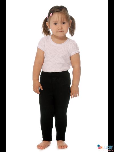 Рейтузы детские  М11, цвет черный р.24/86