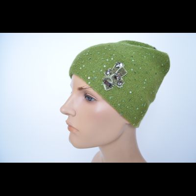Шапка и шарф Vizio 1350 CL зеленая