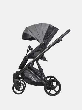 Коляска 2в1 Riko Basic Yoga 01 Графит