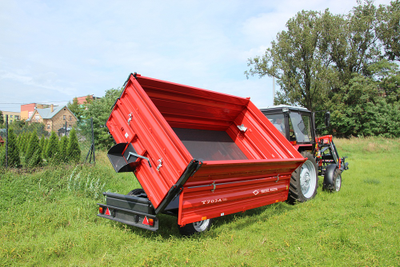 Прицеп тракторный самосвальный Metal-Fach Т-703 - 2