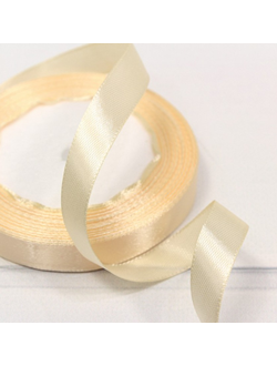 Лента атласная 12мм (64, шампань), 22,9м