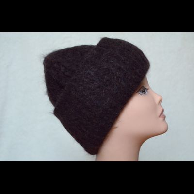 Коричневая шапка с отворотом Vizio Италия 5967 CR