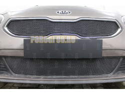 Защита радиатора KIA Ceed III 2018- black низ