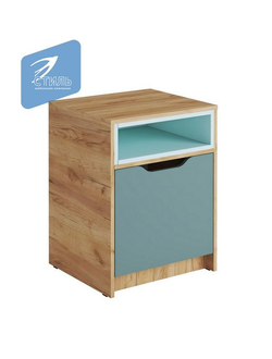 Тумба ТМ-001 РИЧ Мята/Сумеречный голубой (Стиль)