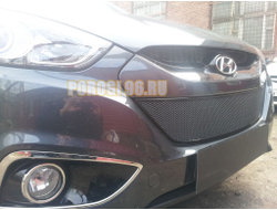 Защита радиатора Hyundai IX35 2010- black PREMIUM