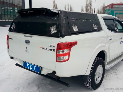 Кунг экспедиционный 3-дверный КДТ на Мицубиси Л200 2015+ цвет белый W32 / белый перламутр W54 и W85