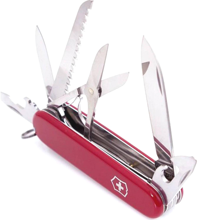 VICTORINOX Huntsman 1.3713, 91 мм, 15 функций, красный
