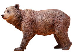 Бурый медвежонок - Коллекционная ФИГУРКА 1/6 scale Little Brown bear (JXK134B2) - JXK