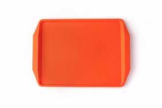 Поднос 42*30 см, оранжевый, полипропилен