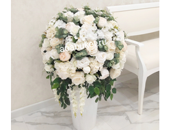Цветочная композиция из искусственных цветов большая напольная Дольче вита № НП020 - купить в Москве
