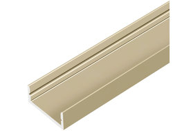 Профиль накладной  для LED лент L-3м ЗОЛОТОЙ 15/21-7мм FORM (15.0241)  AQ
