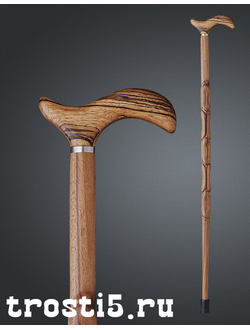 светлая трость с резьбой