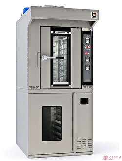 Печь ротационная Bassanina FR MINI E46.10 с расстоечным шкафом FR MINI E46.PR