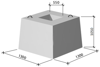 Фундамент для колонн Ф 13-4