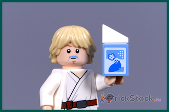 # 30625 Минифигурка «Люк Скайуокер с Голубым Молоком» / “Luke Skywalker with Blue Milk” Minifigure (Polybag 2022)