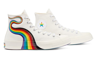 Кеды Converse Chuck Taylor 70 Pride белые высокие