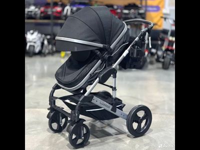 Детская коляска 3 в 1 Luxmom 558 Черный