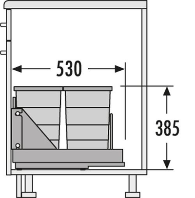 ВСТРАИВАЕМАЯ СИСТЕМА 48Л BOTTOM-MOUNT HAILO