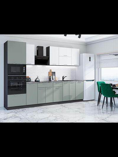 Квадро-01 Белый/Аквамарин