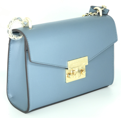 сумка майкл корс сесе с замком синяя