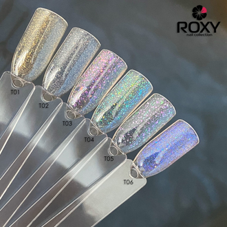 Топ без липкого слоя с шиммером - TOP COAT no wipe Т06 shine (10 ml)