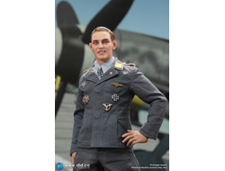 Пилот Люфтваффе - Коллекционная фигурка 1/6 WWII German Luftwaffe Ace Pilot – Erich Hartmann (D80190) - DID