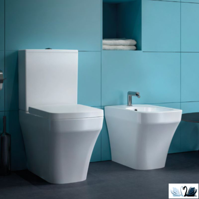 Унитаз Creavit Solo SO361-11CB00E-0000 напольный приставной, в комплекте с бачком MA410.000