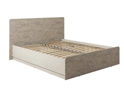 Кровать Амели 11.31, шёлковый камень, 160*200 см с ПМ