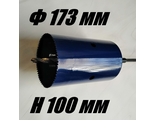 Коронка биметаллическая диаметр 173 мм глубина 100 мм