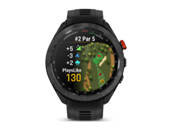 Умные часы Garmin Approach S70 - 47 мм черно-красный керамический безель с черным силиконовым ремешком (010-02746-02)