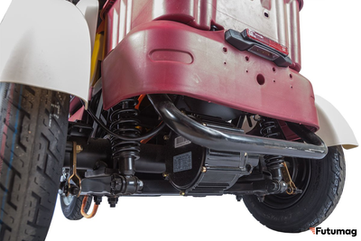 Электротрицикл Rutrike Gelbert Mercury 48V/60V 650Вт бело-красный