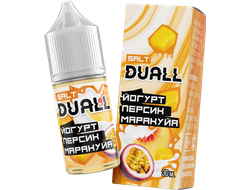 DUALL SALT (STRONG) 30ml - ЙОГУРТ / ПЕРСИК / МАРАКУЙЯ