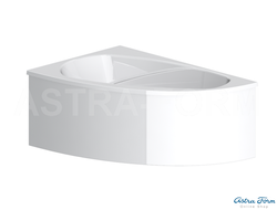 Astra-Form ванна Тиора левосторонняя 155/105 см белая