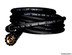 Шланг ВД двухоплёточный, 2SC-08, гайка М22-гайка М22, 15m, 400bar для PORTOTECNICA, KRANZLE