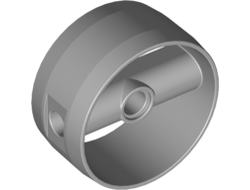 Cylinder 4 x 4 x 1 2/3 with Pin Holes and Center Bar, Light Bluish Gray (41531 / 4285324 / 4507052)