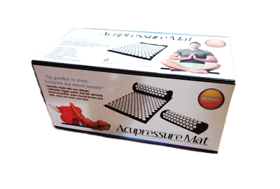 Акупунктурный массажный игольчатый коврик+валик