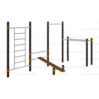 Спортивное оборудование с турником Romana 501.24.01