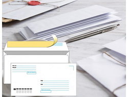 Конверты для почтовых отправлений и сопроводительных документов