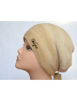 Женский желтый берет в полоску Vizio Италия 5102