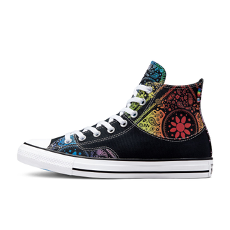 Кеды Converse Chuck Taylor All Star Pride Радуга черные высокие