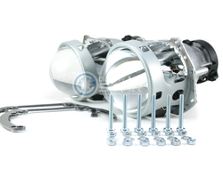 Комплект Hella 3R с рамками для замены штатных линз Visteon на автомобилях Ford Focus 2 (2004-2011), Ford Focus 3 (2011-), Ford Mondeo 4 (2008-), Land Rover Freelander 2 (2006-2012)