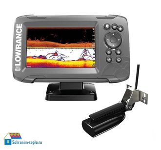 Аренда эхолота Lowrance Hook2-5x Splitshot with Transducer