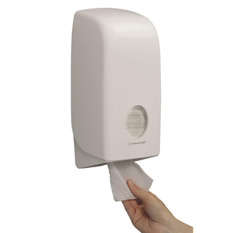 6946 Aquarius Kimberly-Clark Professional Диспенсер для листовой туалетной бумаги в пачках белый